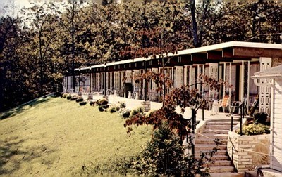 Kirkwood Lodge, Osage Beach, Missouri - Lake of the Ozarks View Postcard