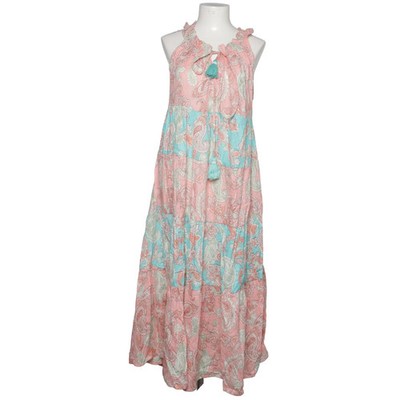 Isla Bonita, Maxikleid, Größe: L, Pink/Türkis/Mehrfarbig, Paisley, Damen #Awm