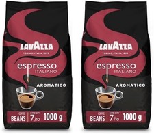 Lavazza Espresso Aromatico Light Roast Whole Bean Coffee 1kg x2 Pack 26.22 per kilo