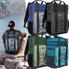 Portable Backpack Cooler 40 Cans Leakproof Insulated Waterproof Bag Lightweight