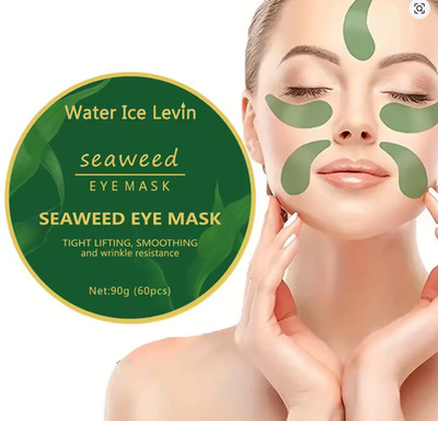 seaweed Under Eye Patches -60 Pcs Treatment for Dark Circles & Puffy Eyes