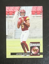 Jayden Daniels 2024 Donruss Football Card Washington Commanders