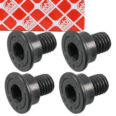 4x febi Schraube Bremsscheibe M8x1,25 Länge 15mm für BMW 34211161806