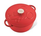 Farberware Bon Voyage 4.5 Qt Pre-Seasoned Cast Iron Dutch Oven with Lid