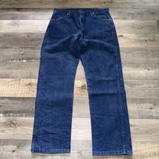 Wrangler Jeans Mens 36x32 Blue 13MWZ Cowboy Cut Original Fit Vintage Made in USA