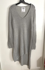 One Teaspoon Urban Outfitters Size S Midi Knit Sweater Dress Gray Acrylic Blend