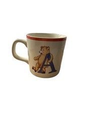 TIFFANY  CO Alphabet Bears 3" Vintage Ceramic Mug - Cute Child's Cup