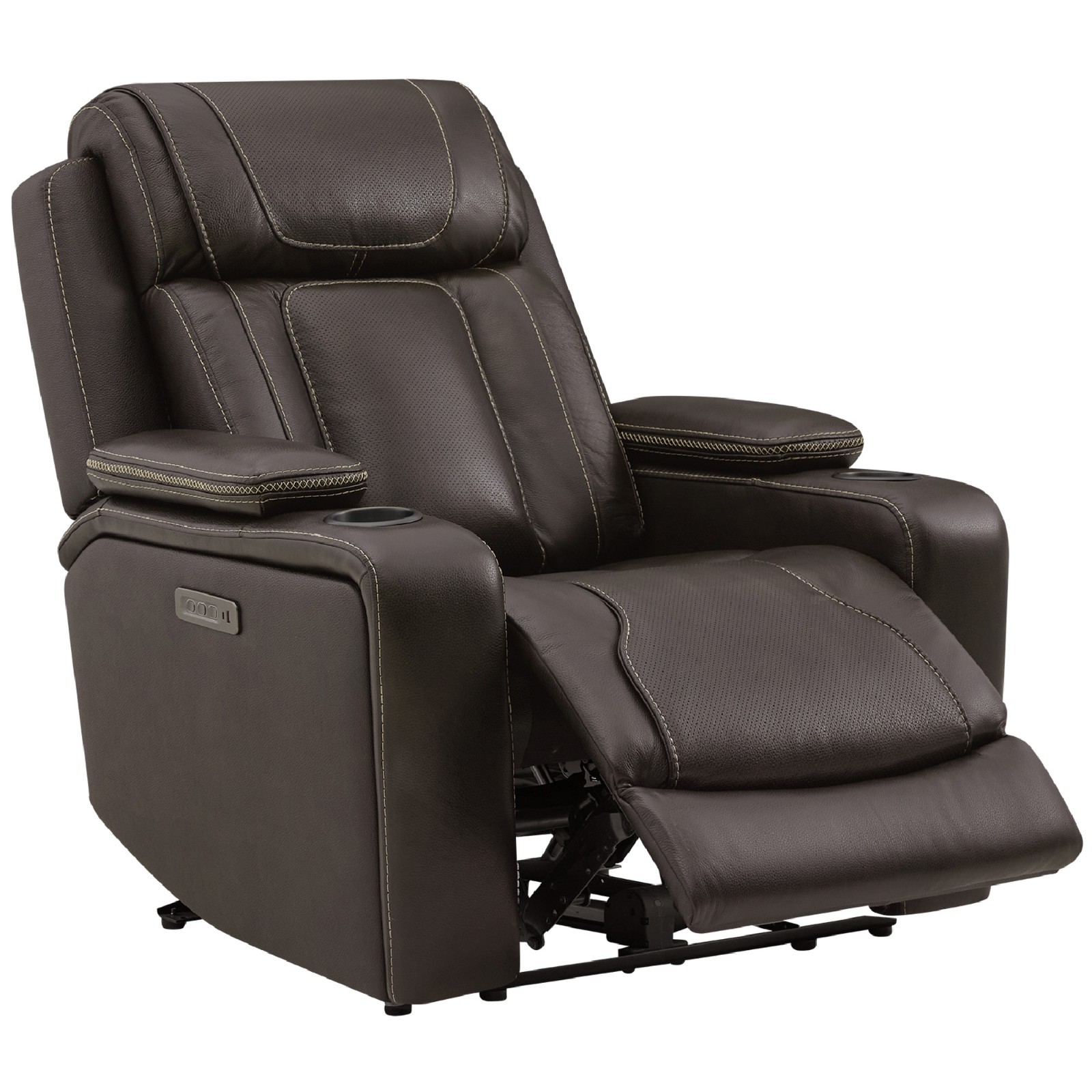 CHITA Super Zero-gravity Triple-Motor Power Recliner with Storage&Cupholds
