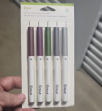 Cricut Metallic Gel Pen Set 1.0mm 5/Pkg-Dark Petals Multicolor 2004593