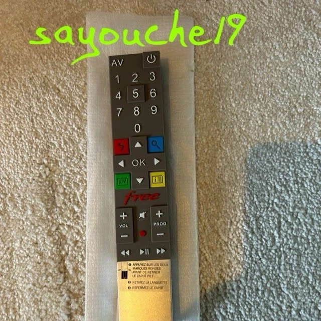 Télécommande Gyroscopique Pour Freebox Révolution V6 - Marque Free - Occasion En Excellent état