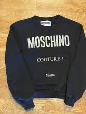 Women  s Moschino Couture Sweatshirt Black XS/S