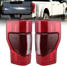 Left+Right Pair LED Tail Light Brake W/Blind Spot For 2020-2022 Ford F250 F350