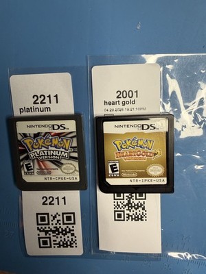 Pokemon HeartGold + Platinum Bundle | Nintendo DS | AUTHENTIC, TESTED