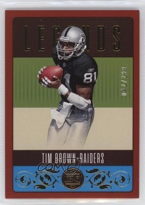 2023 Panini Legacy Legends Red 42/299 Tim Brown #147 HOF fm0