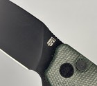 Tatle Gear Ironworker Black G-10, Green Micarta Handle, New Without Box — photo 5