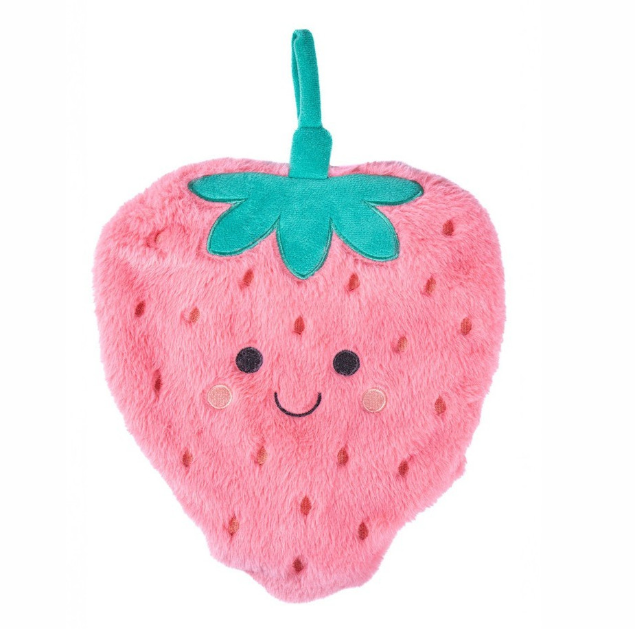 Sass & Belle SALLY STRAWBERRY Novelty 1L Hot Water Bottle & Cover