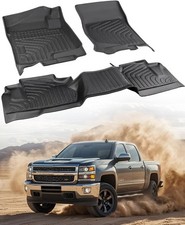 Floor Mats Chevy Silverado Gmc Sierra 2007-2013 Extended Cab All Weather Floor Mats Chevy Silverado Gmc Sierra 2007-2013 Extended Cab All Weather