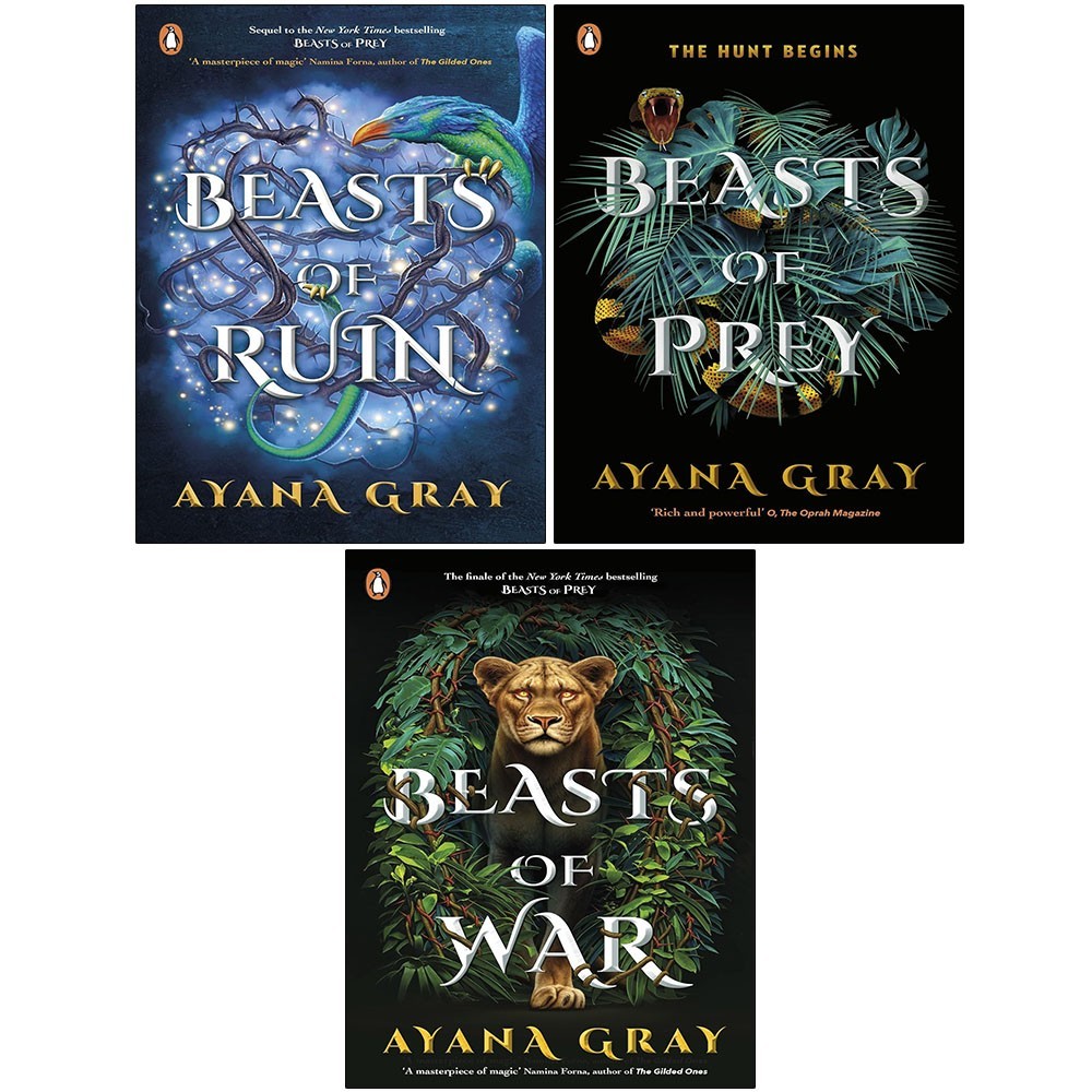 Beasts of Prey Series 3 Books Collection Set by Ayana Gray Beasts of Prey, Ruin