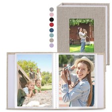 2 Pack 5x7 Photo Album, Linen Cover Book for 72 Pictures, Perfect for Memories
