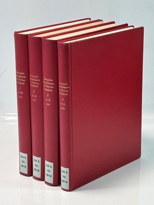 A Complete Concordance To Flavius Josephus. Vol. I - IV. Flavius, Josephus und K