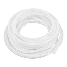 Plastic Vinyl Tubing 50 ft High Pressure Clear Braided Hose 1/4" ID  7/16" OD