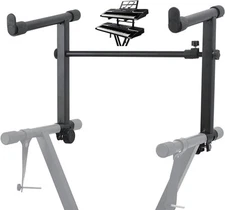 5 Core Keyboard Stand Adapter 2 Tier Adjustable Second Add On Extension