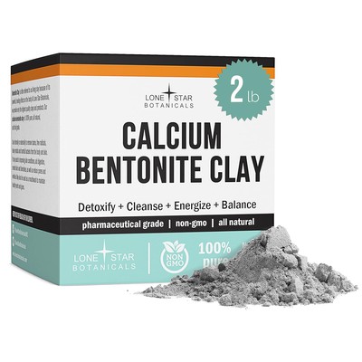 Calcium Bentonite Clay Healing Powder - Pure 32 Ounce (Pack of 1) 