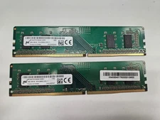 Micron 8GB (2x4GB) PC4-2666V DDR4 DIMM Desktop RAM Matching Pair