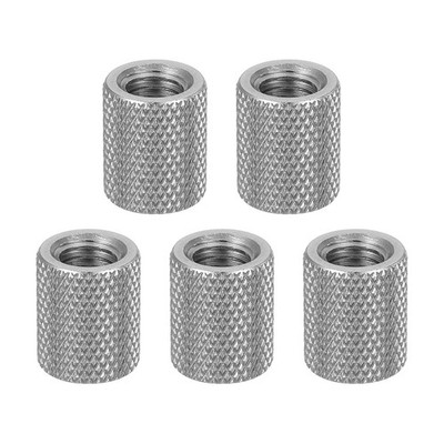 5 Pcs M8 Knurled Thumb Nuts, Stainless Steel Lock Adjusting Nuts, D12 x H15mm