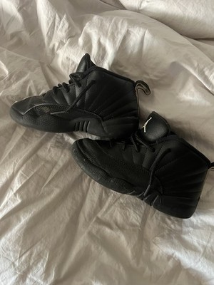 10c Retro 12 All Black. Well Loved. Few Scruffs.