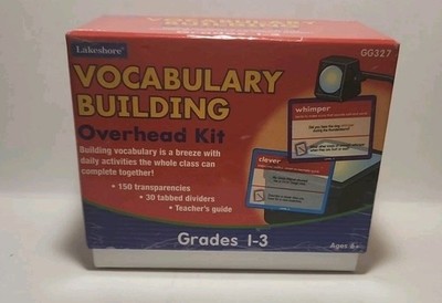 Lakeshore Vocabulary Building Overhead Kit Grades 1-3 Ages 6+ GG327 Euc Mi01