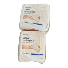 2 pk McKesson Ultra Adult Disposable Bed Pads 30x36 20 Underpad Heavy Absorbency