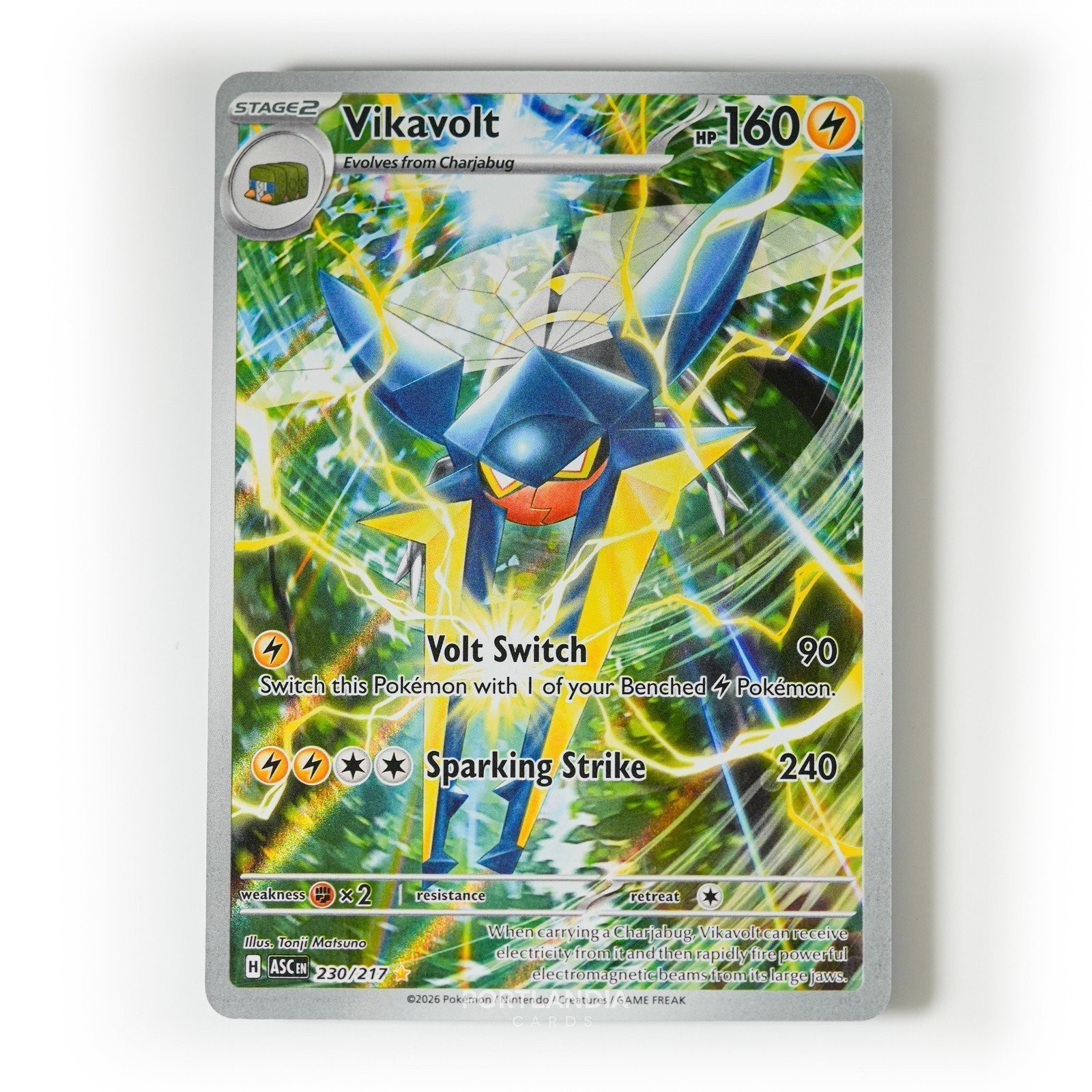 Pokemon - Vikavolt - 230/217 - ME Ascended Heroes - Illustration Rare