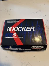 CLASSIC KICKER KQ5 5-BAND PARAMETRIC EQUALIZER AND PRE-AMP NEW