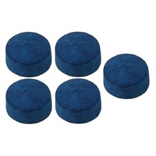 5 Tips Elk Master 13mm Pool Billiard Cue Tips, Soft, Snooker, Leather, Glue On