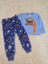 Paw Patrol Character Microfleece Long-Sleeved Pajama Set Toddler 2/3T NEW