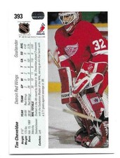 TIM CHEVELDAE 1990-91 UPPER DECK ROOKIE CARD NEAR MINT+ CONDITION