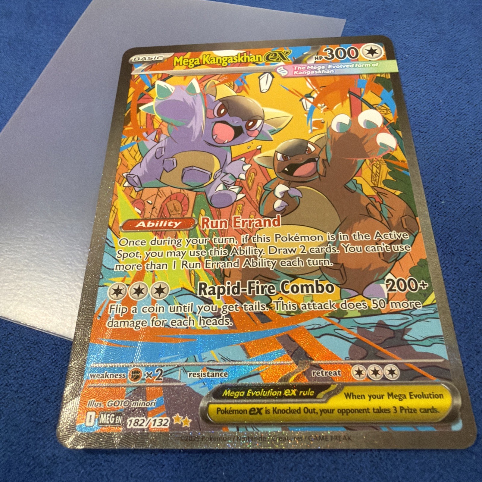 Mega Kangaskhan ex 182/132 Me01: Mega Evolution Holo