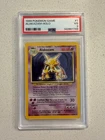 1999 POKEMON BASE SET UNLIMITED #1 ALAKAZAM-HOLO RARE PSA 3