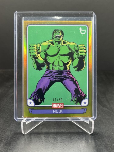 2026 Topps Brooklyn Collection Captain America 85th Annv. Hulk Gold 41/50 #15