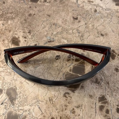 Nike Defiant EV0531 222 Dark Brown Oval Wrap Sunglasses Frames