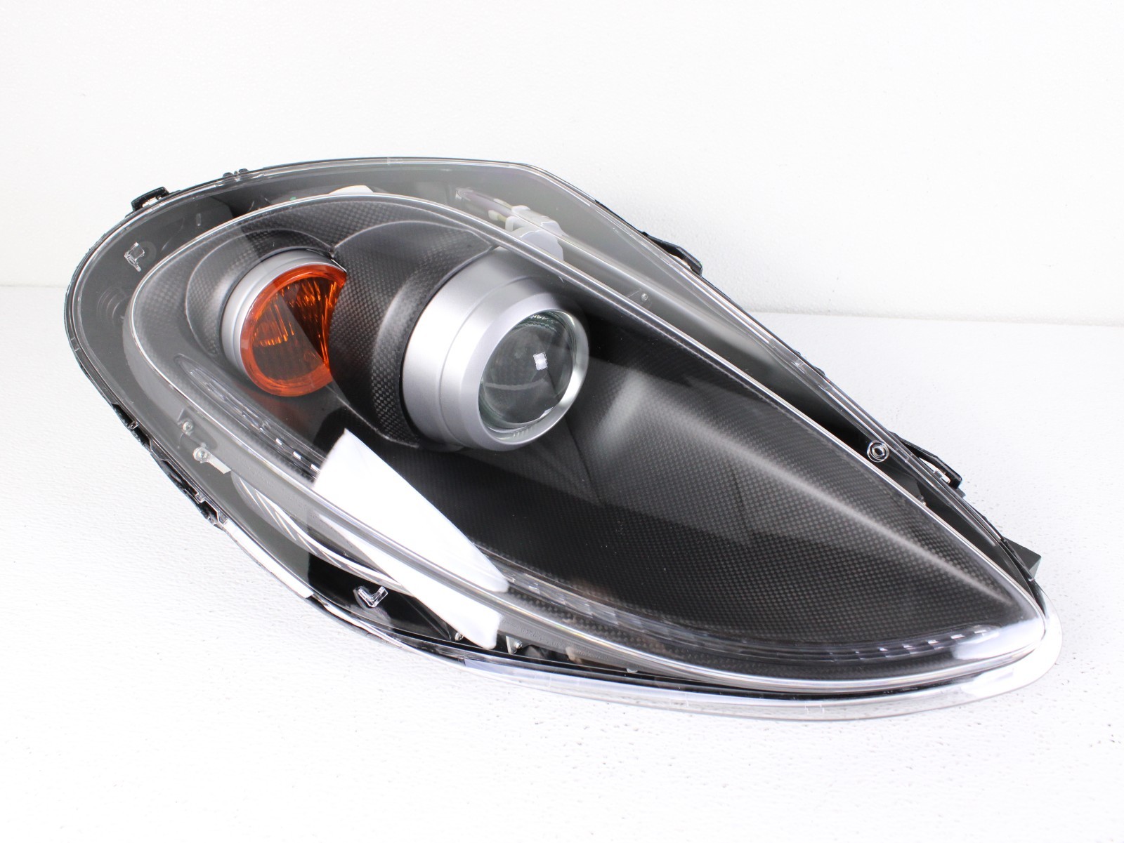 MINT! 2005-2010 FERRARI F430 LEFT RIGHT HID XENON CARBON HEADLIGHT SET PAIR OEM