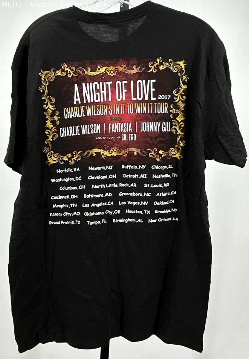 Delta Apparel Unisex Graphic Charlie Wilson In It To Win It Tour T