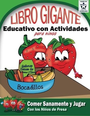 LIBRO GIGANTE EDUCATIVO CON ACTIVIDADES; COMER SANAMENTE Y By Billie Webb & Sam