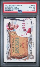 2022 TOPPS ALLEN & GINTER BANNER SEASONS BS5 SHOHEI OHTANI PSA 10 REGISTRY