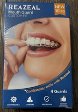REAZEAL MOUTH GUARD CUSTOM FIT NEW 1 SIZE 4 GUARDS RZ2-4A