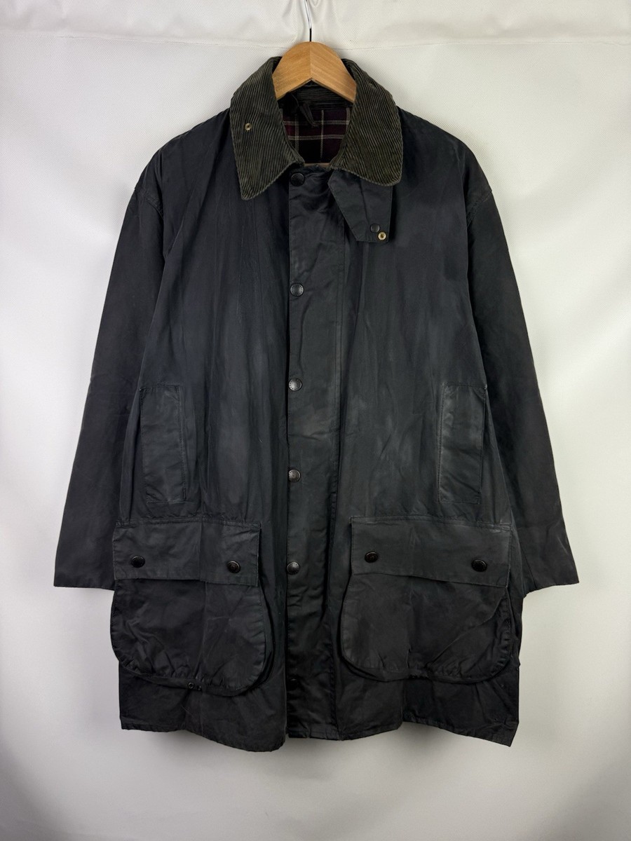 【TIME SALE】＊Barbour＊A205 BORDER JACKET Barbour A205 Border Vintage Men's Wax Waxed Cotton Hunting Jacket