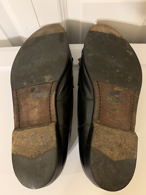 Cole Haan Bragano Mens Sz 12D Black Leather Slip On Tasseled  display picture 3