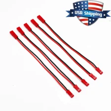 5pcs 6in 20AWG 2 Pin JST Connector Plug Male to Female Extension Wire Cable