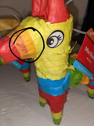 (5) Donkey Fiesta Cinco de Mayo Mexican Party Mini Pinata Table Decoration - Picture 7 of 7